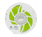DYNALABS PLA BASIC FILAMENT APPLE GREEN 1.75 MM X 1 KG / 2.2 LBS