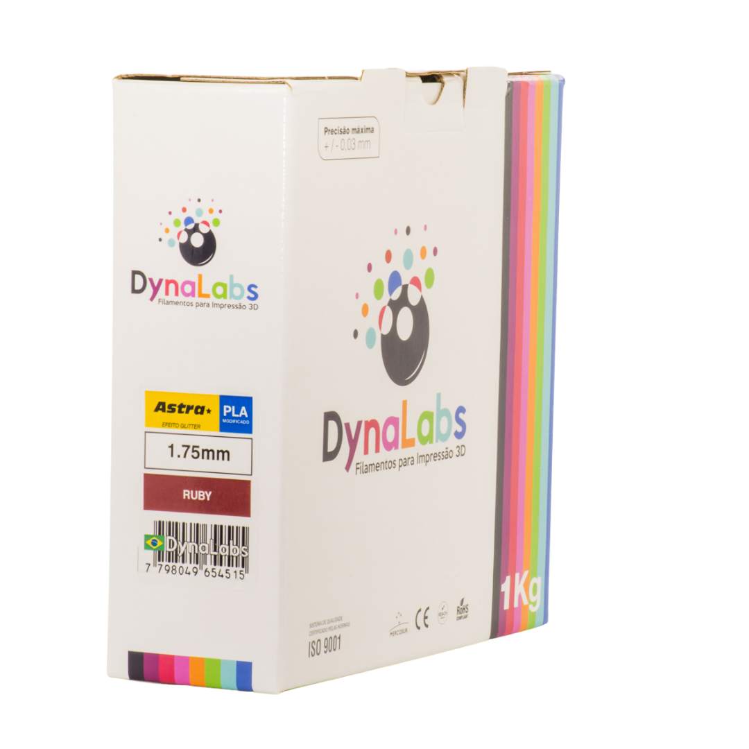 DYNALABS PLA ASTRA FILAMENT ROBY 1.75 MM X 1 KG / 2.2 LBS