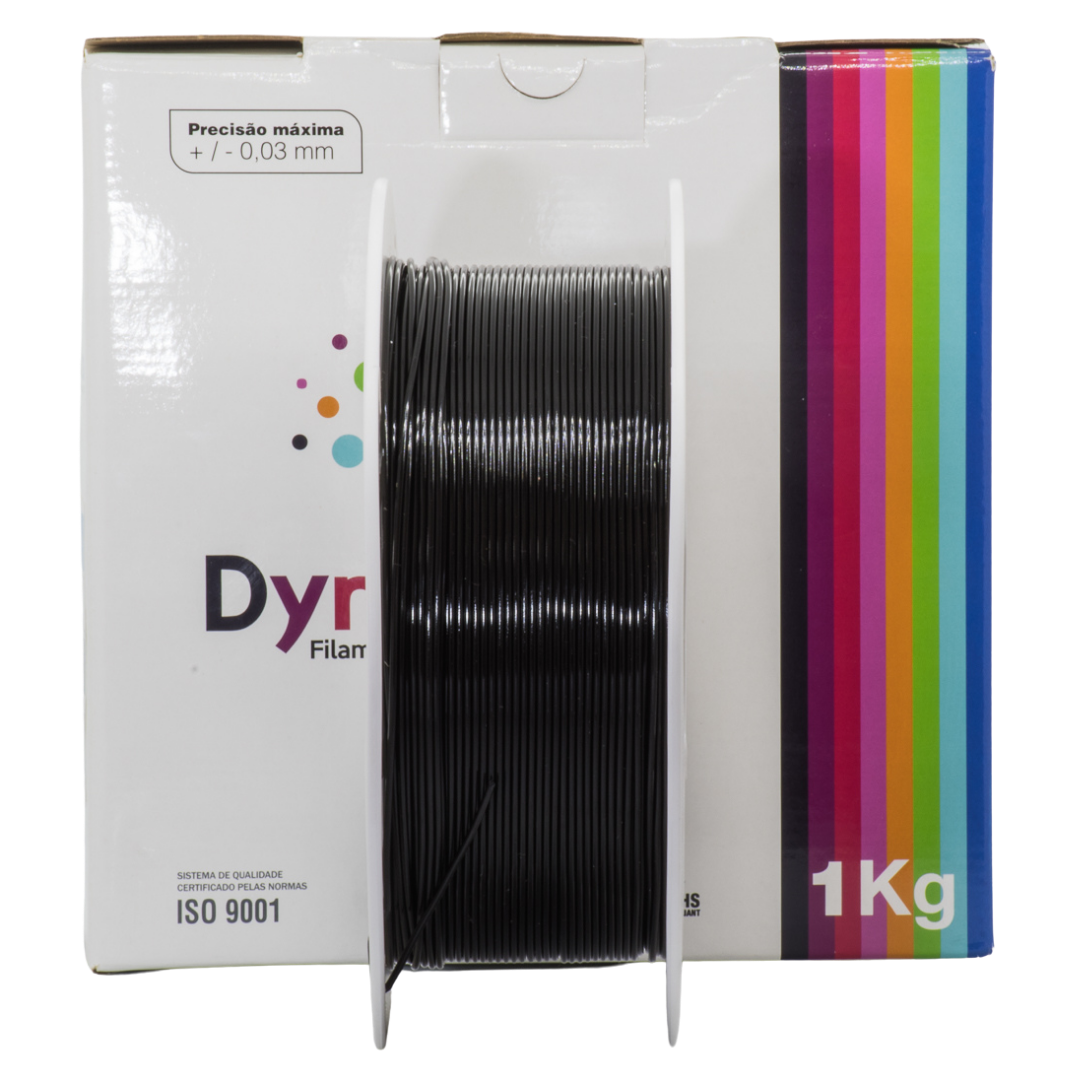 DYNALABS PLA BASIC FILAMENT BLACK 1.75 MM X 1 KG / 2.2 LBS