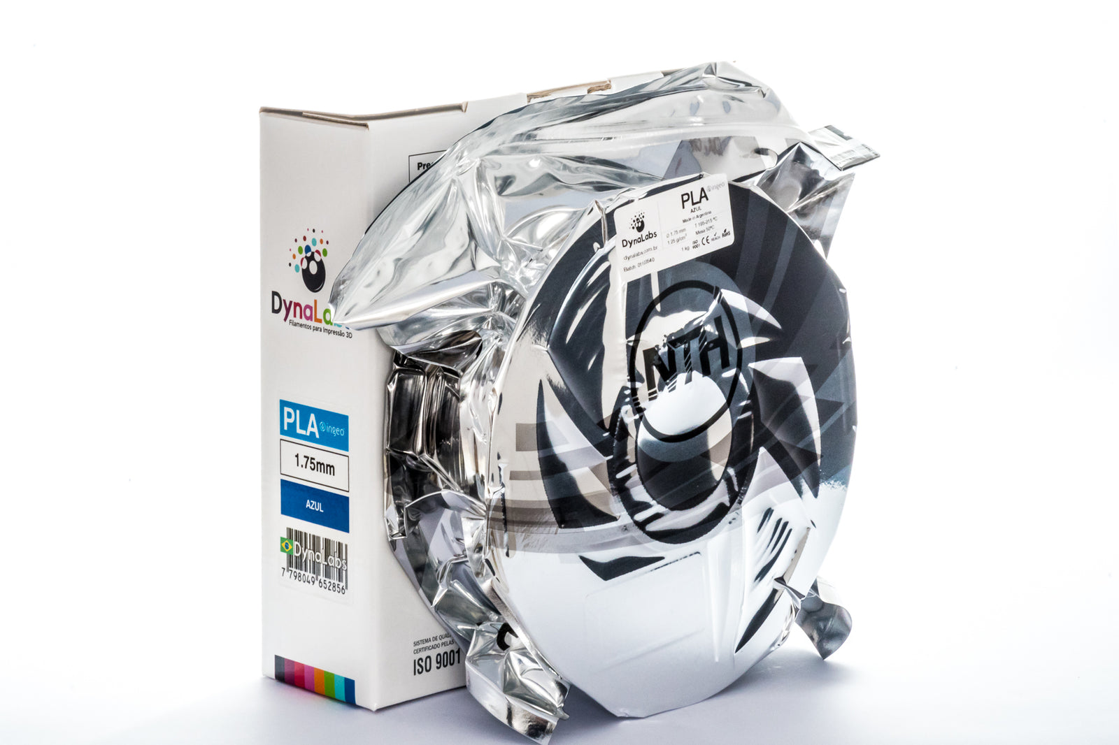 DYNALABS PLA BASIC FILAMENT BLUE 1.75 MM X 1 KG / 2.2 LBS