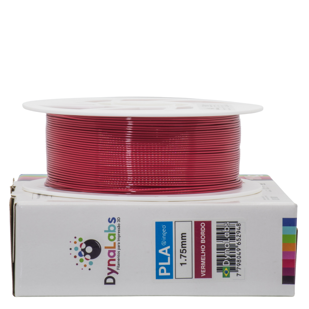 DYNALABS PLA BASIC FILAMENT BORDO 1.75 MM X 1 KG / 2.2 LBS