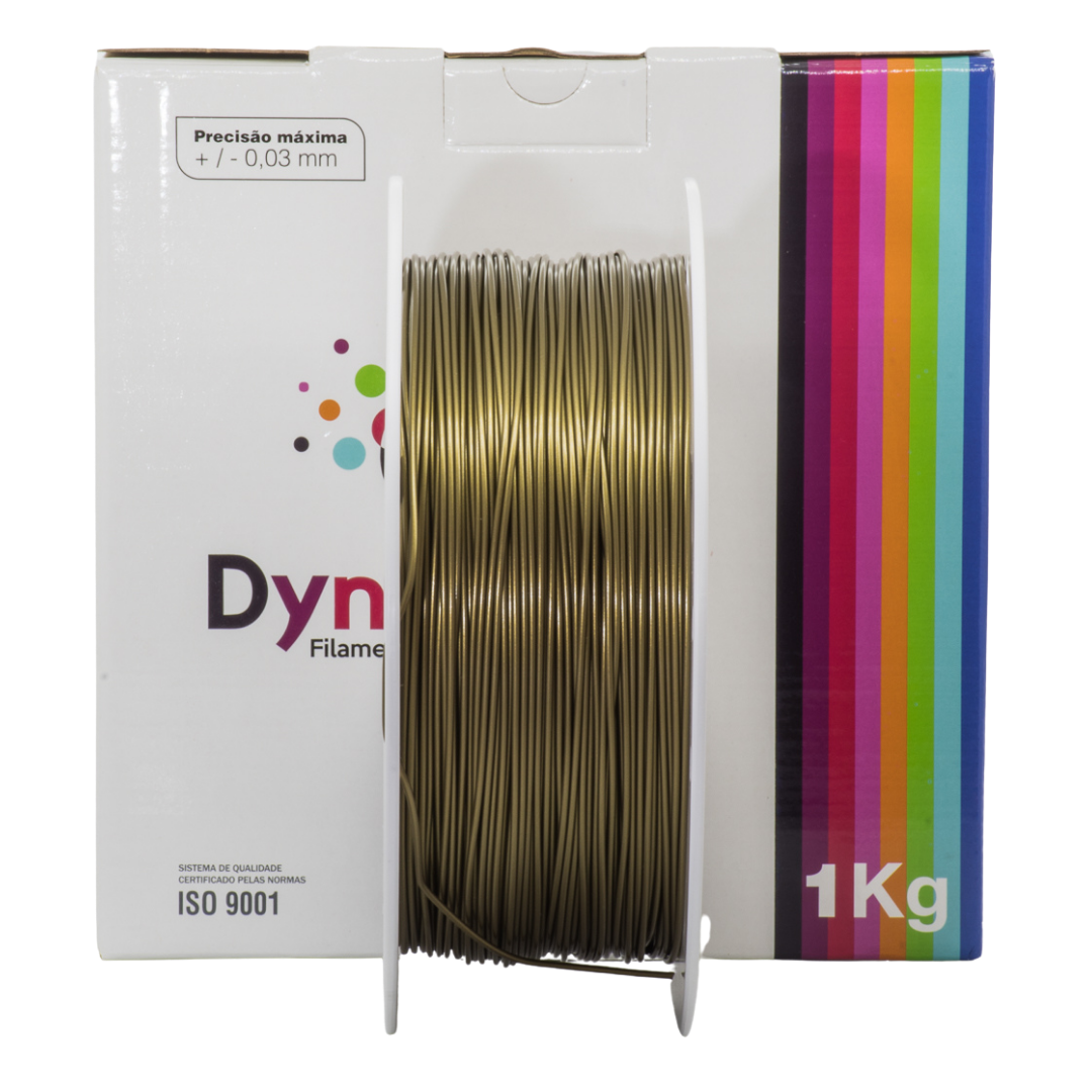 DYNALABS PLA BASIC FILAMENT BRONZE 1.75 MM X 1 KG / 2.2 LBS