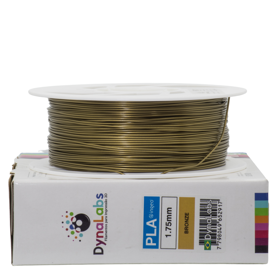 DYNALABS PLA BASIC FILAMENT BRONZE 1.75 MM X 1 KG / 2.2 LBS