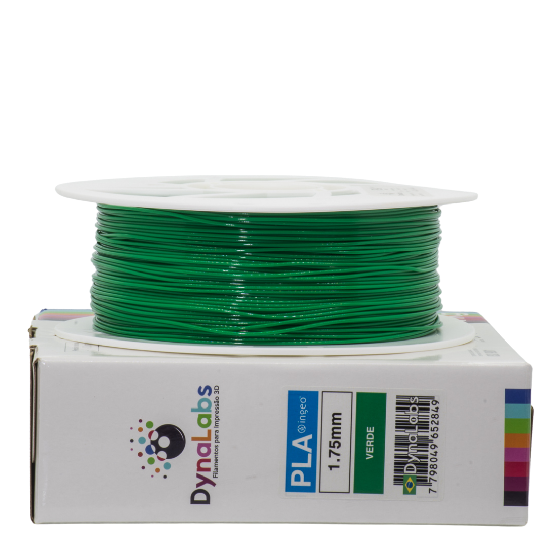DYNALABS PLA BASIC FILAMENT GREEN 1.75 MM X 1 KG / 2.2 LBS