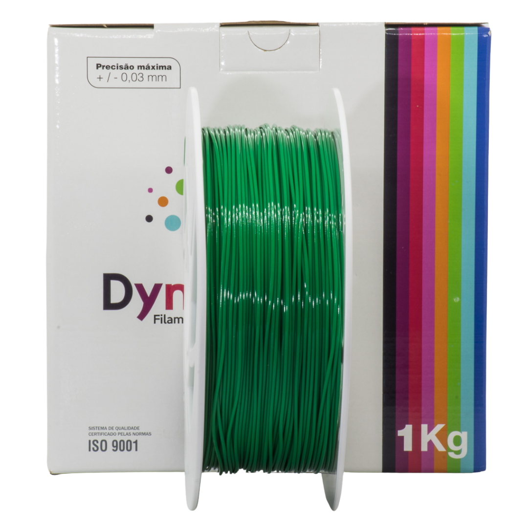 DYNALABS PLA BASIC FILAMENT GREEN 1.75 MM X 1 KG / 2.2 LBS