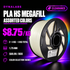 Dynalabs PLA HS Assorted Colors Filament MEGAFILL – 2-Spool Box 1.75mm, 4 kg ea (8 kg)