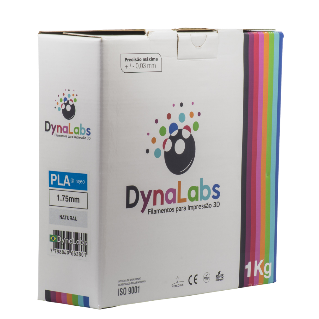 DYNALABS PLA BASIC FILAMENT NATURAL 1.75 MM X 1 KG / 2.2 LBS
