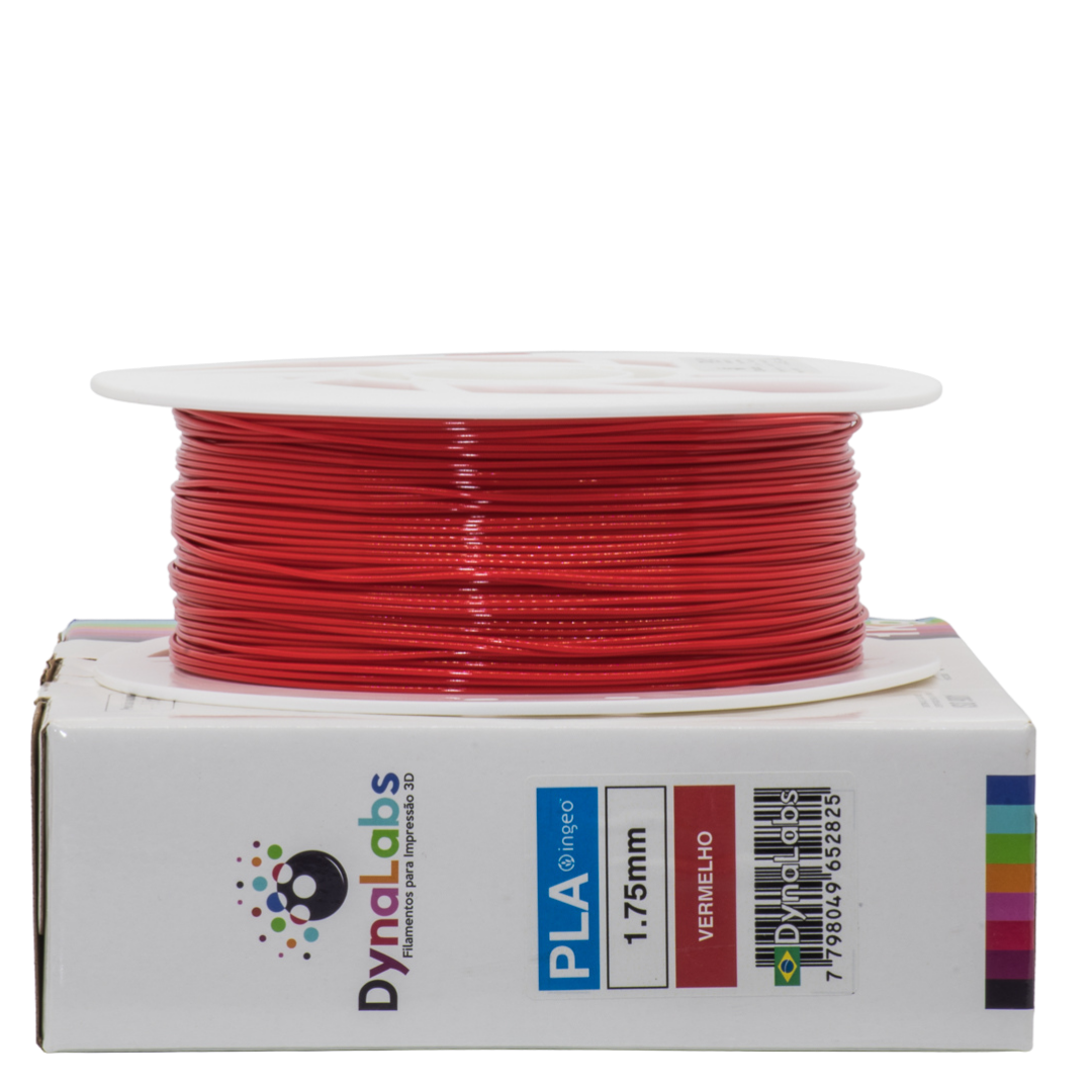 DYNALABS PLA BASIC FILAMENT RED 1.75 MM X 1 KG / 2.2 LBS
