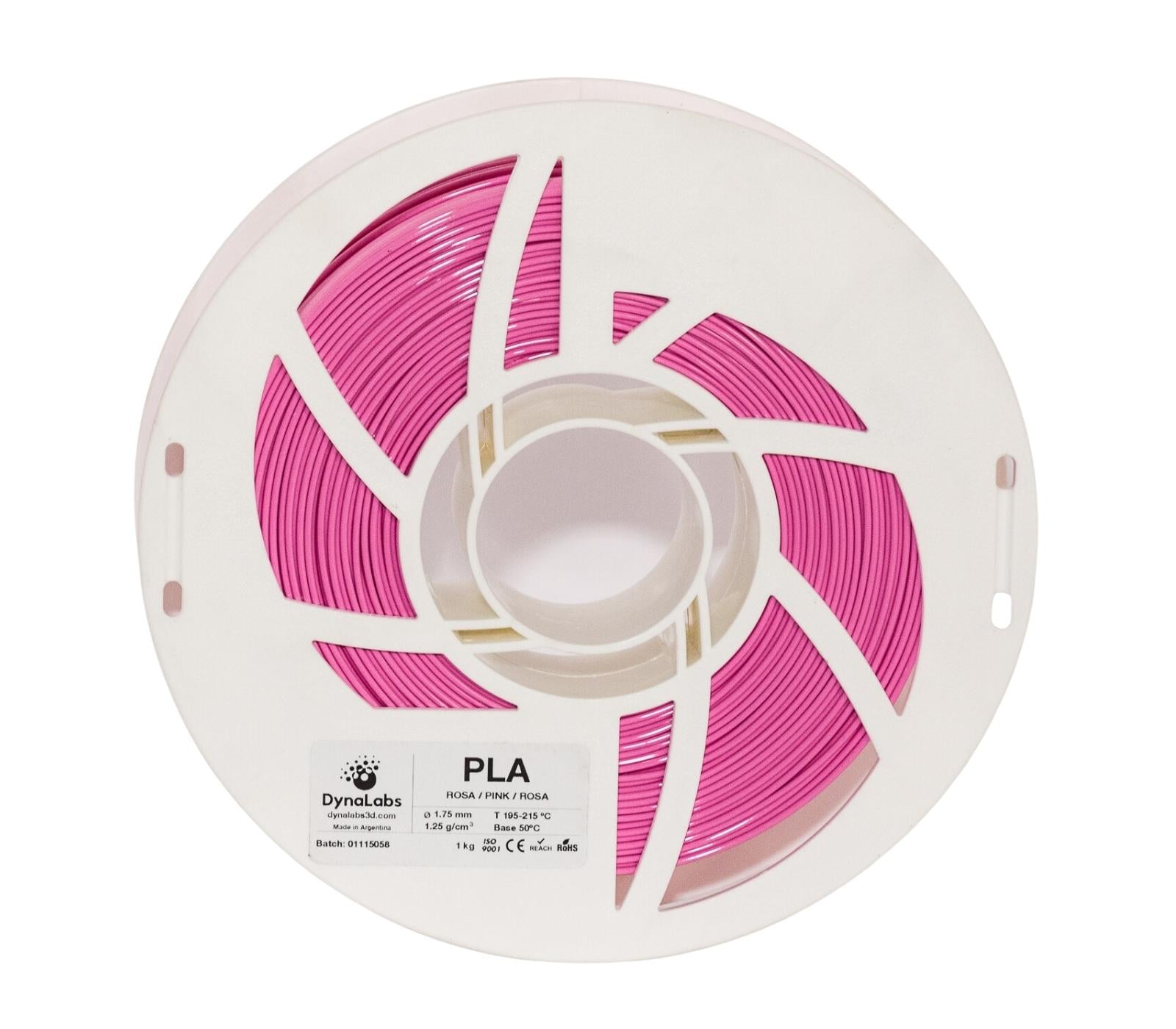 DYNALABS PLA BASIC FILAMENT ROSE 1.75 MM X 1 KG / 2.2 LBS