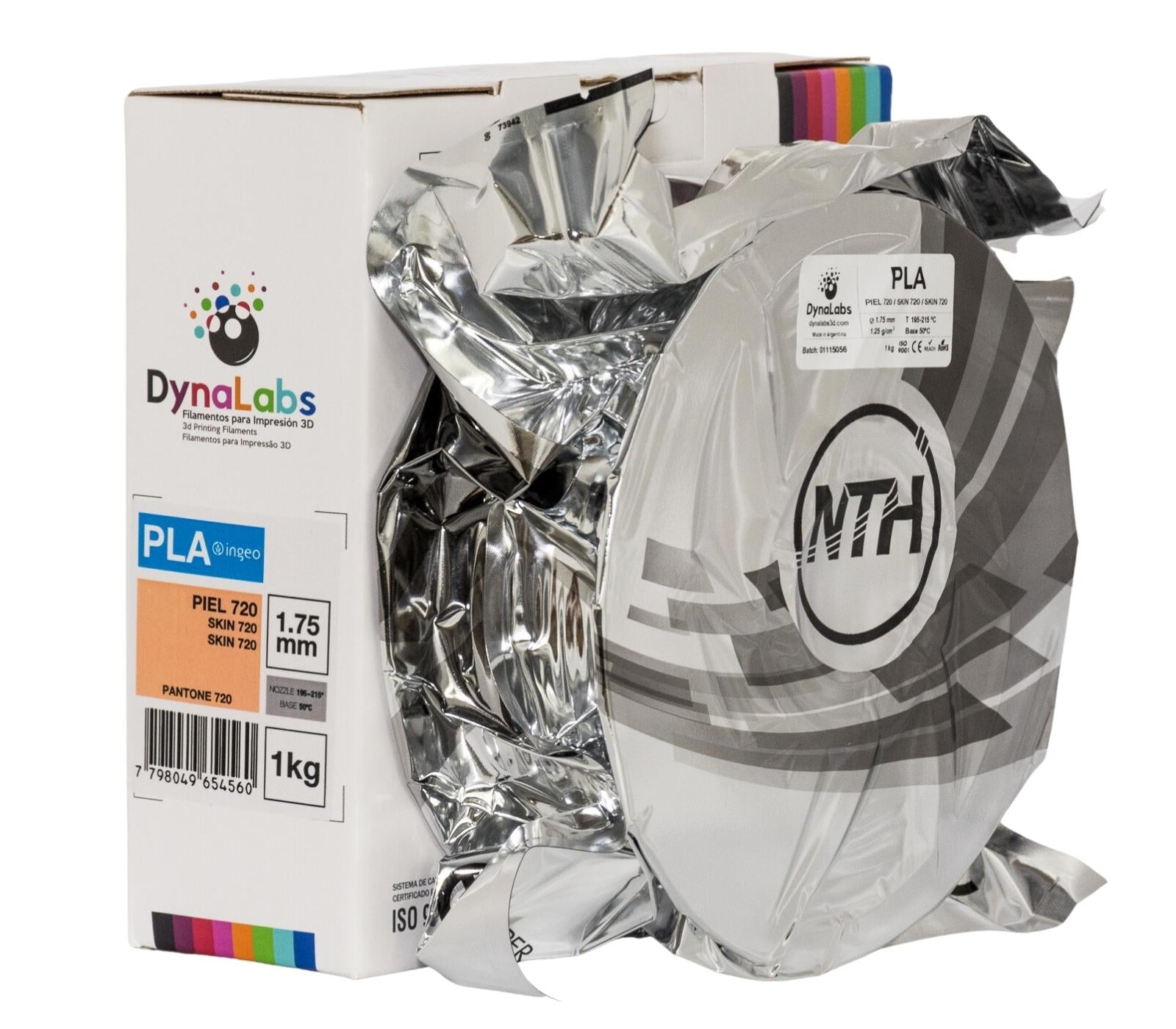 DYNALABS PLA BASIC FILAMENT SKIN-720 1.75 MM X 1 KG / 2.2 LBS