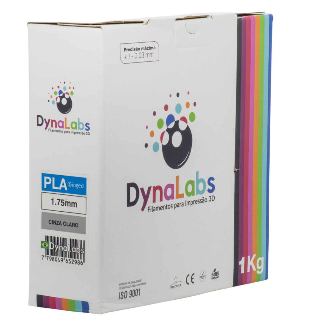DYNALABS PLA BASIC FILAMENT SPACE GRAY 1.75 MM X 1 KG / 2.2 LBS