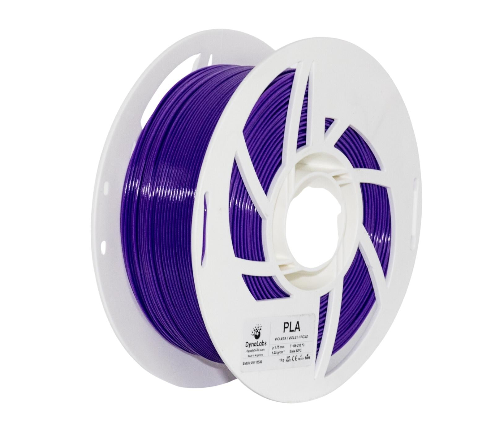 DYNALABS PLA BASIC FILAMENT VIOLET 1.75 MM X 1 KG / 2.2 LBS
