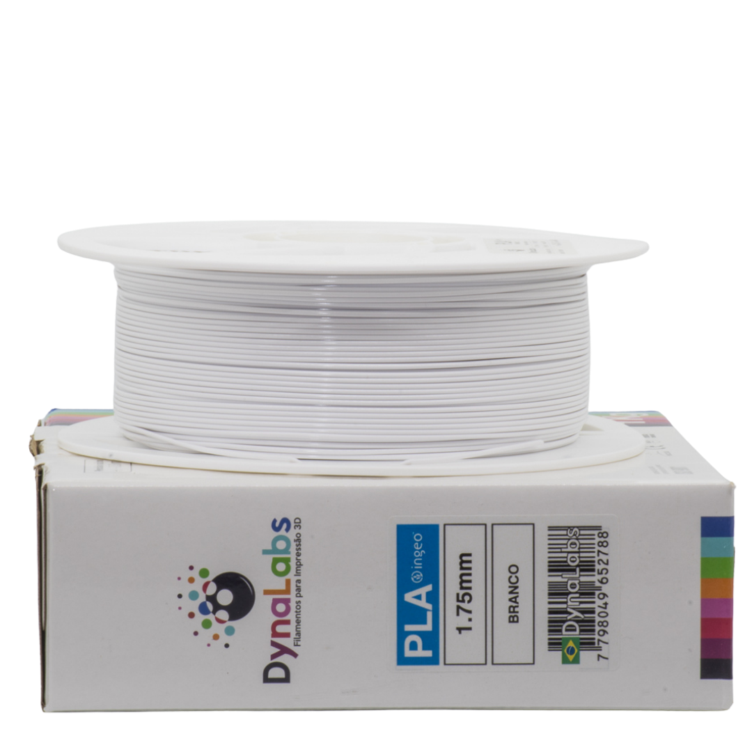 DYNALABS PLA BASIC FILAMENT WHITE 1.75 MM X 1 KG / 2.2 LBS