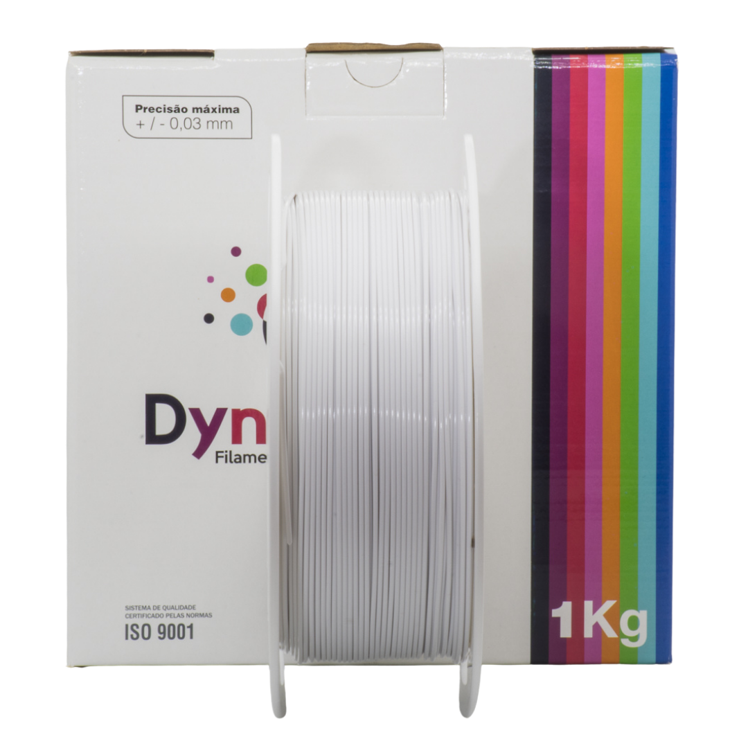 DYNALABS PLA BASIC FILAMENT WHITE 1.75 MM X 1 KG / 2.2 LBS