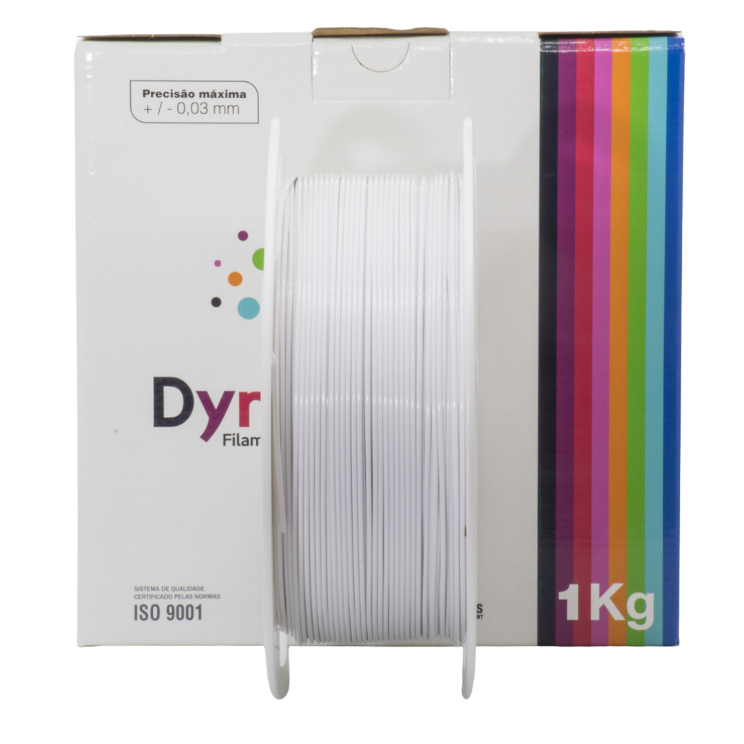 DYNALABS PLA BASIC FILAMENT WHITE 2.85 MM X 1 KG / 2.2 LBS