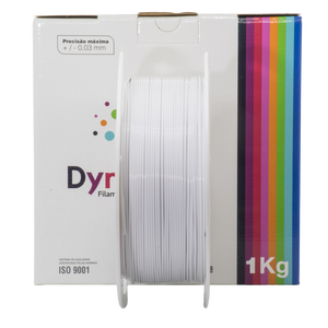 DYNALABS PLA BASIC FILAMENT WHITE 2.85 MM X 1 KG / 2.2 LBS
