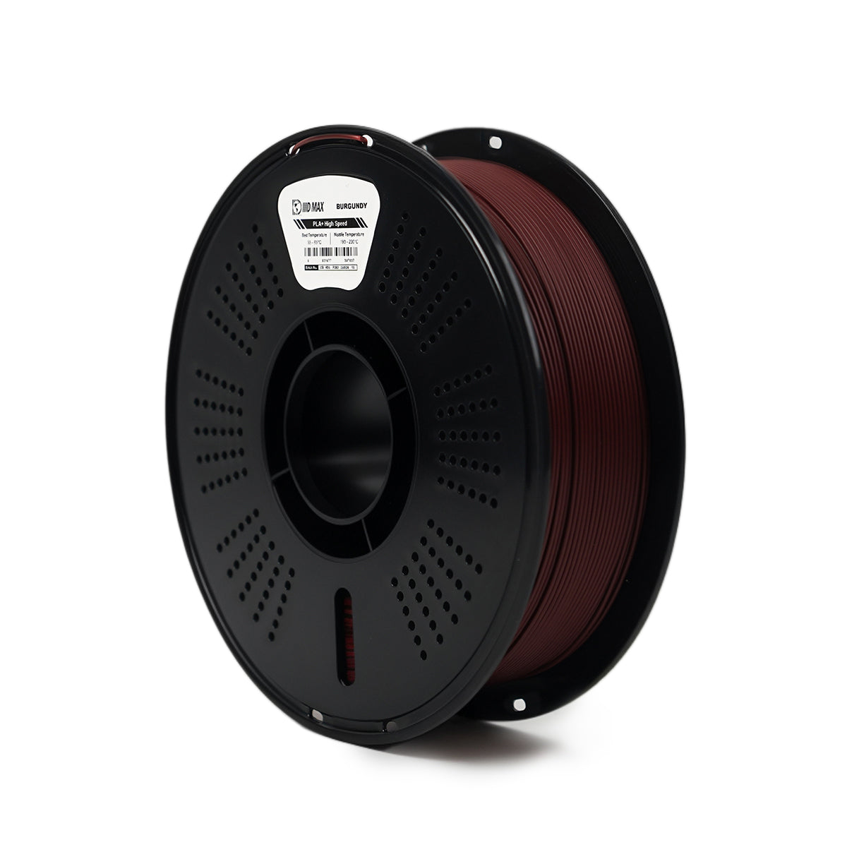 IIID Max High Speed PLA+ Filament 1.75mm 1kg – Burgundy