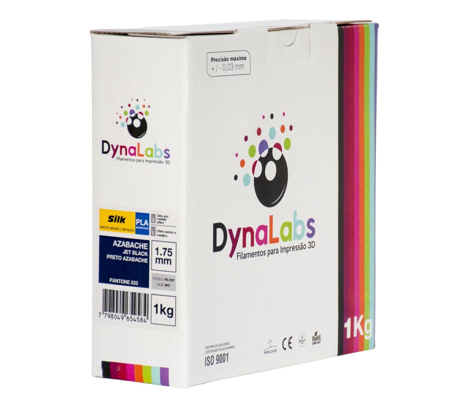 DYNALABS PLA SILK FILAMENT JET 1.75MM X 1 KG / 2.2 LBS