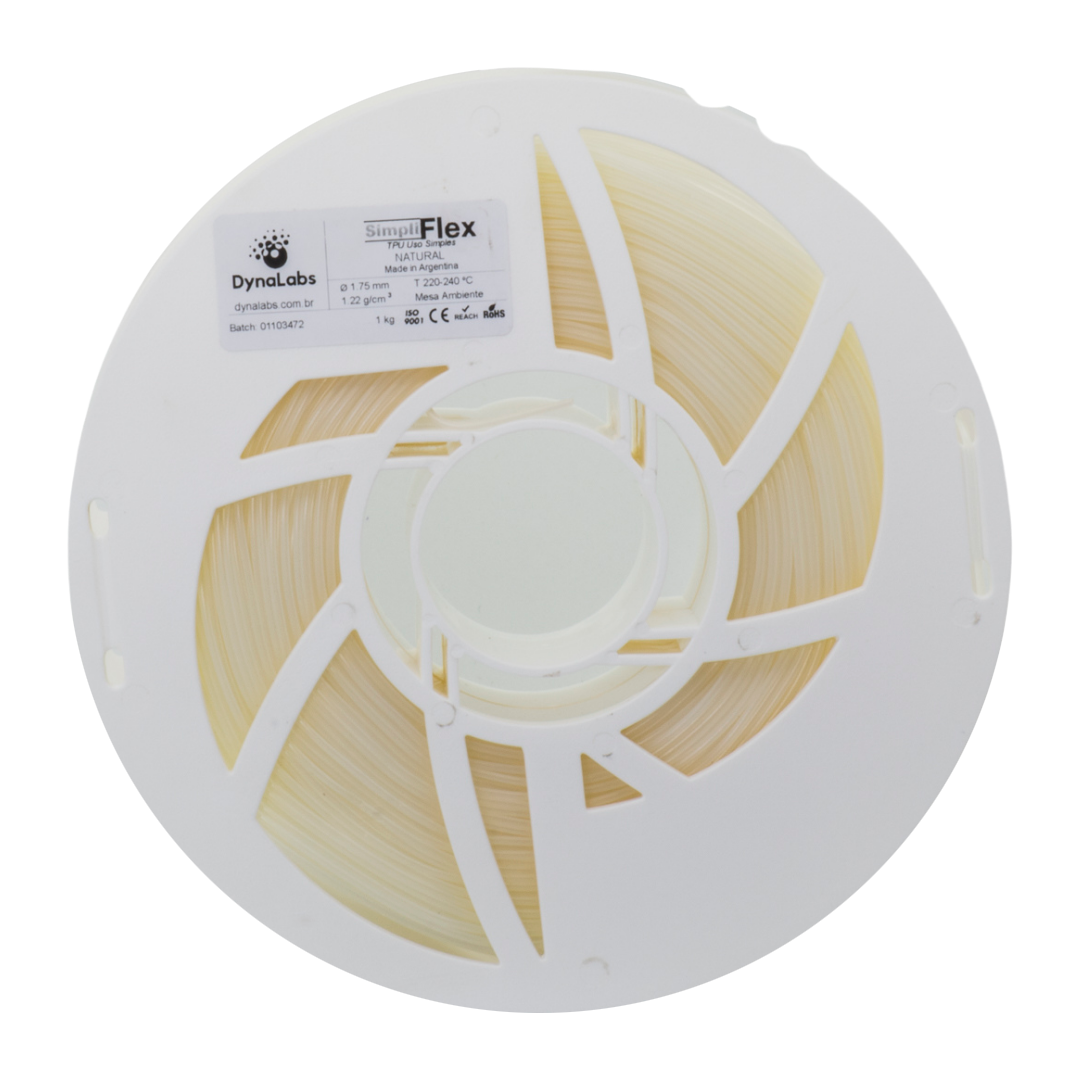 DYNALABS SIMPLIFLEX FILAMENT NATURAL 1.75 MM X 1 KG / 2.2 LBS