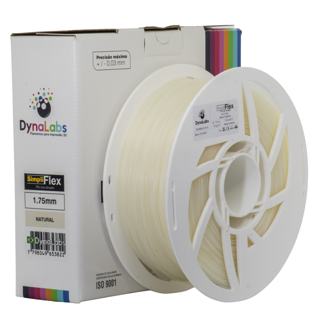 DYNALABS SIMPLIFLEX FILAMENT NATURAL 1.75 MM X 1 KG / 2.2 LBS