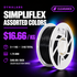 Dynalabs SIMPLIFLEX Assorted Colors Filament – 3-Spool Box 1.75mm (3 kg)
