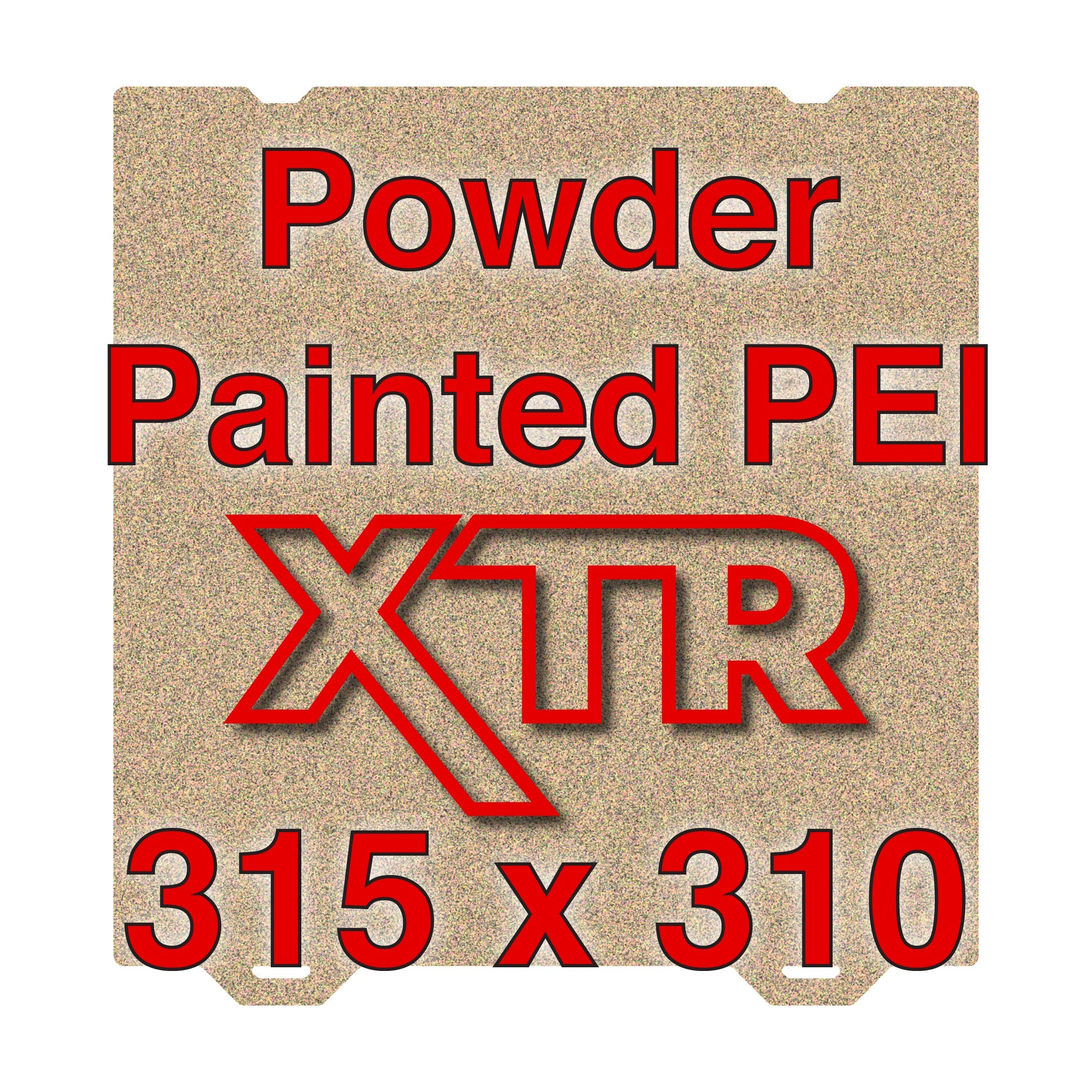 XTR Flexi Plate with Textured ULTEM PEI - Creality K1 Max - 315 x 310