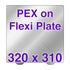 Flexi Plate with PEX - Creality CR-10S Pro - 320 x 310
