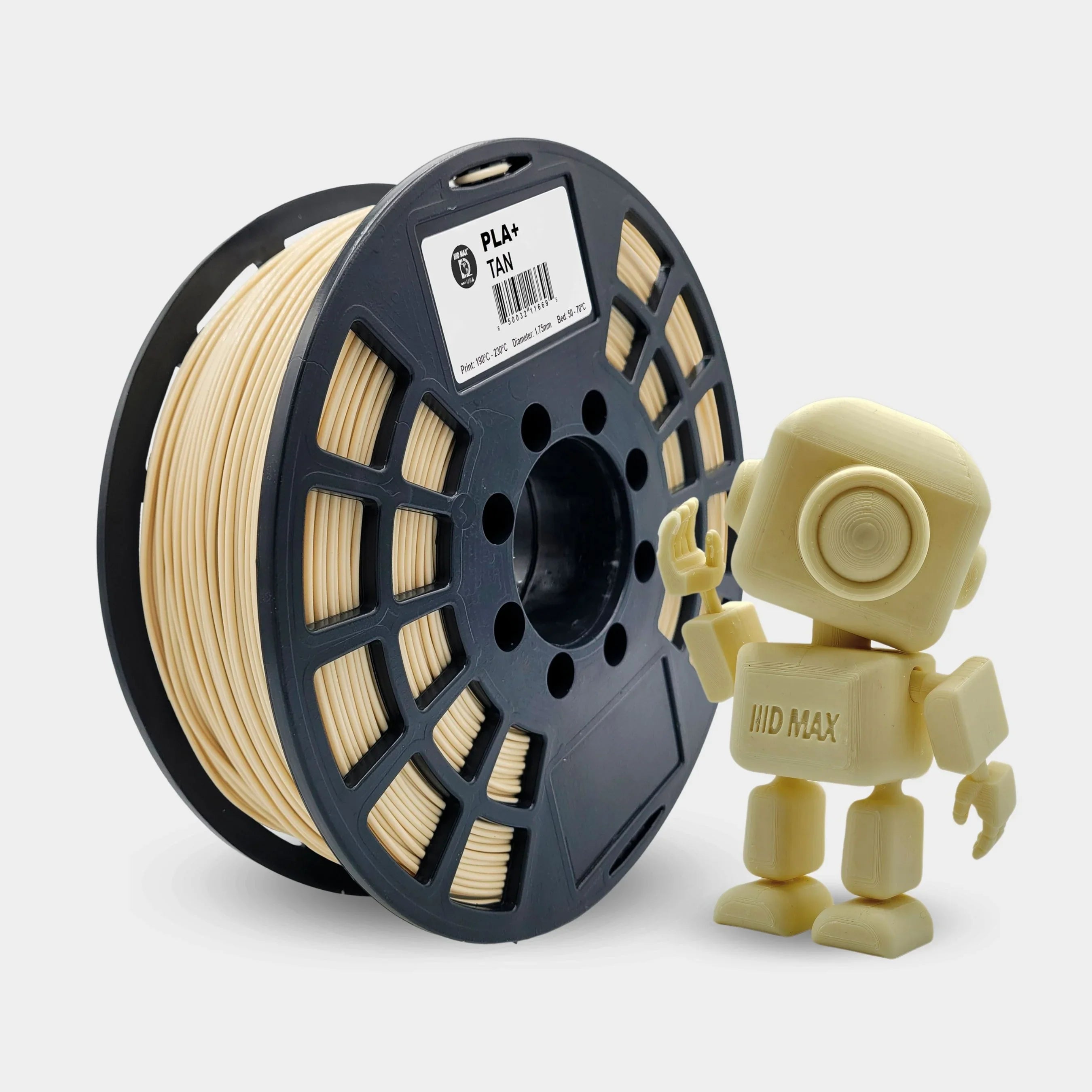 IIID Max Classic PLA+ Filament 1.75mm 1kg – Tan
