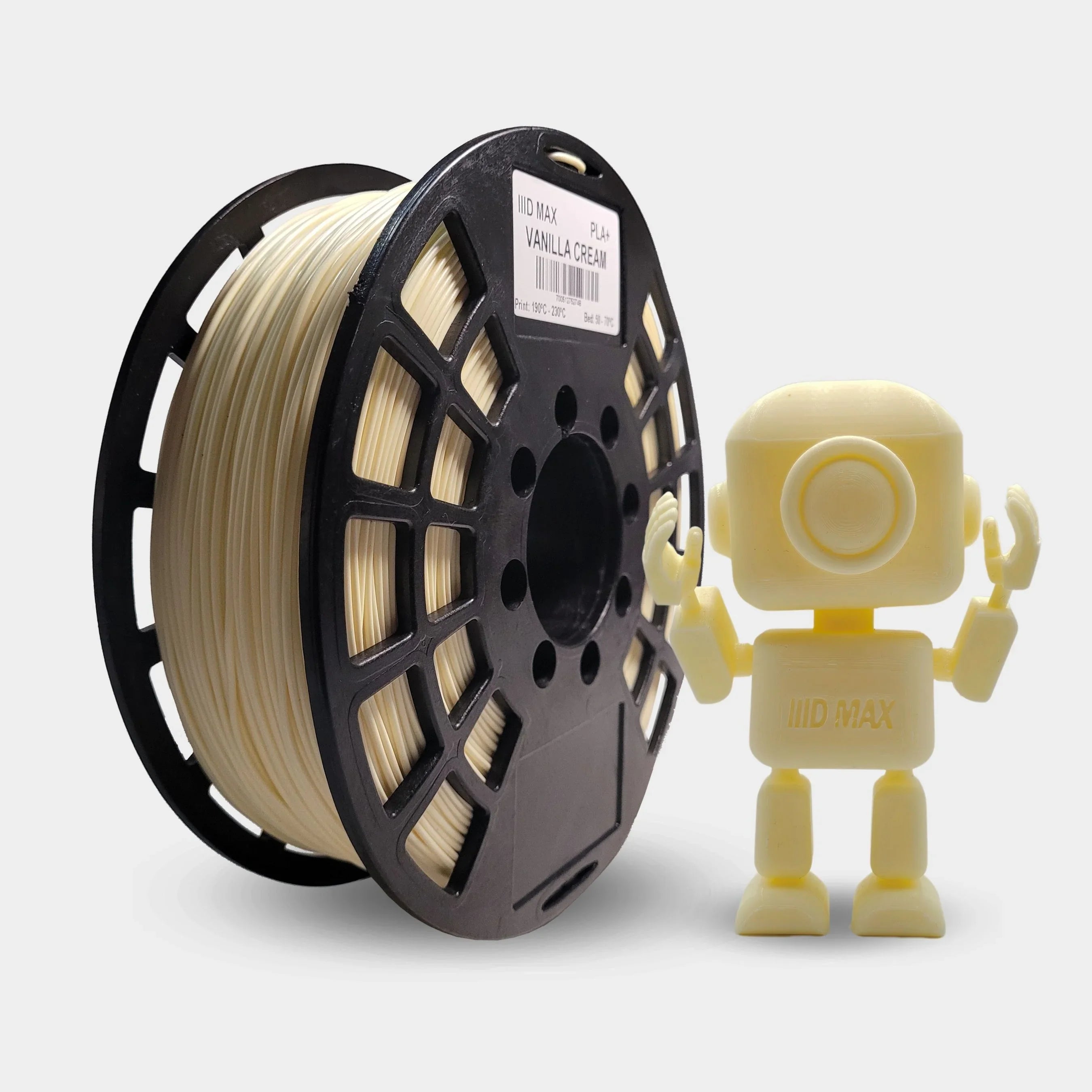 IIID Max Classic PLA+ Filament 1.75mm 1kg – Vanilla