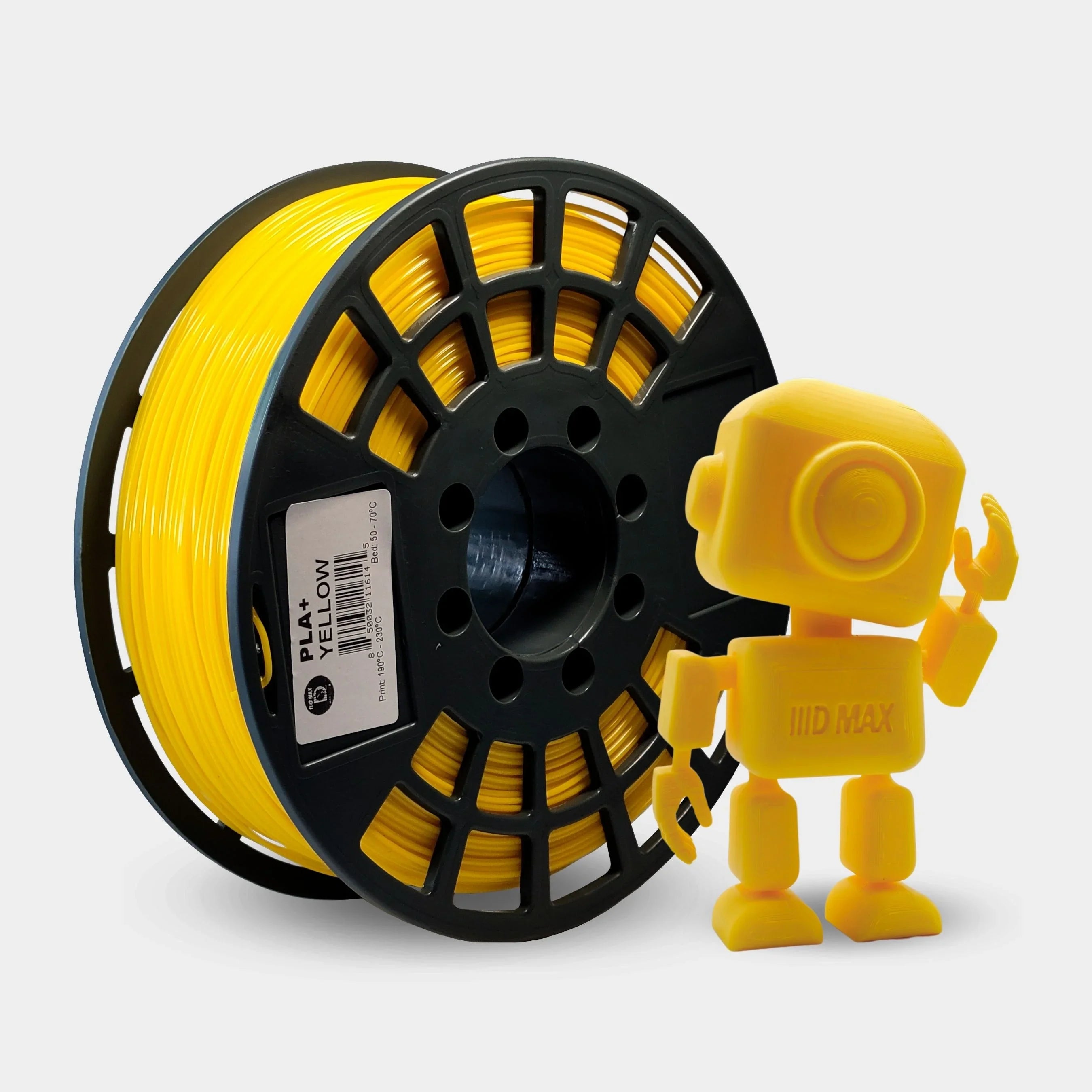 IIID Max Classic PLA+ Filament 1.75mm 1kg – Yellow