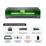 xTool S1 + 1064nm IR Laser Kit: Enclosed Diode Laser Engraver & Cutter